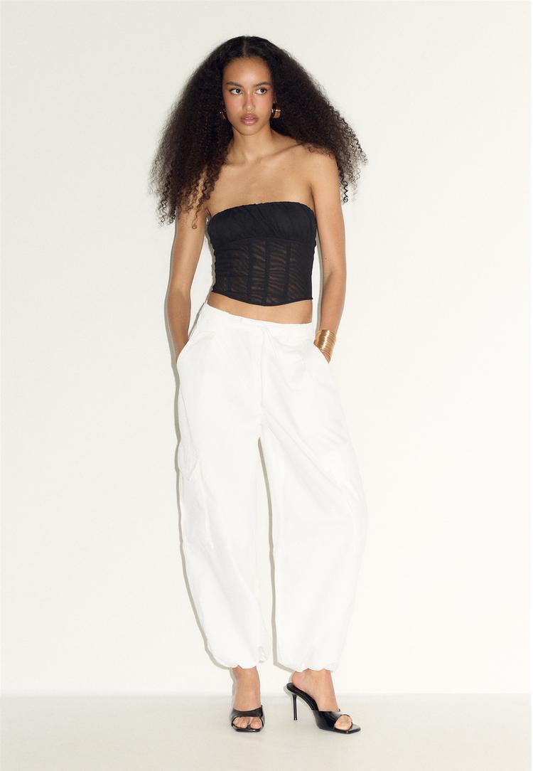 top bandeau corpino mesh