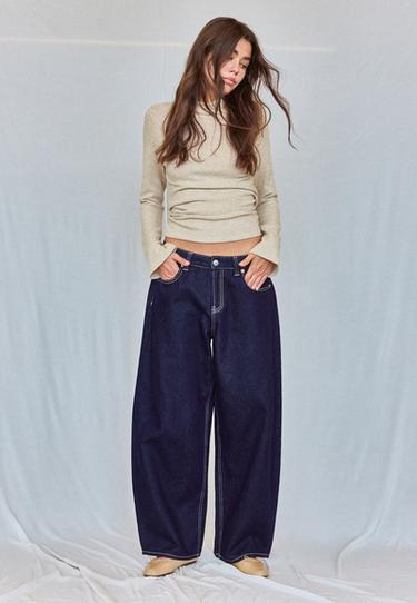 Extra-flexible leather ballet flats — ECRU 6