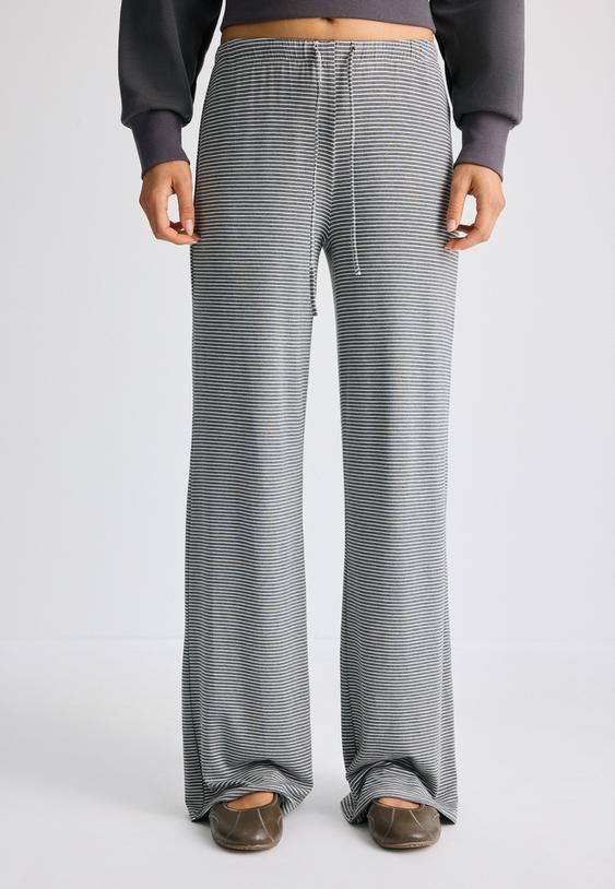 striped slimwaist joggers