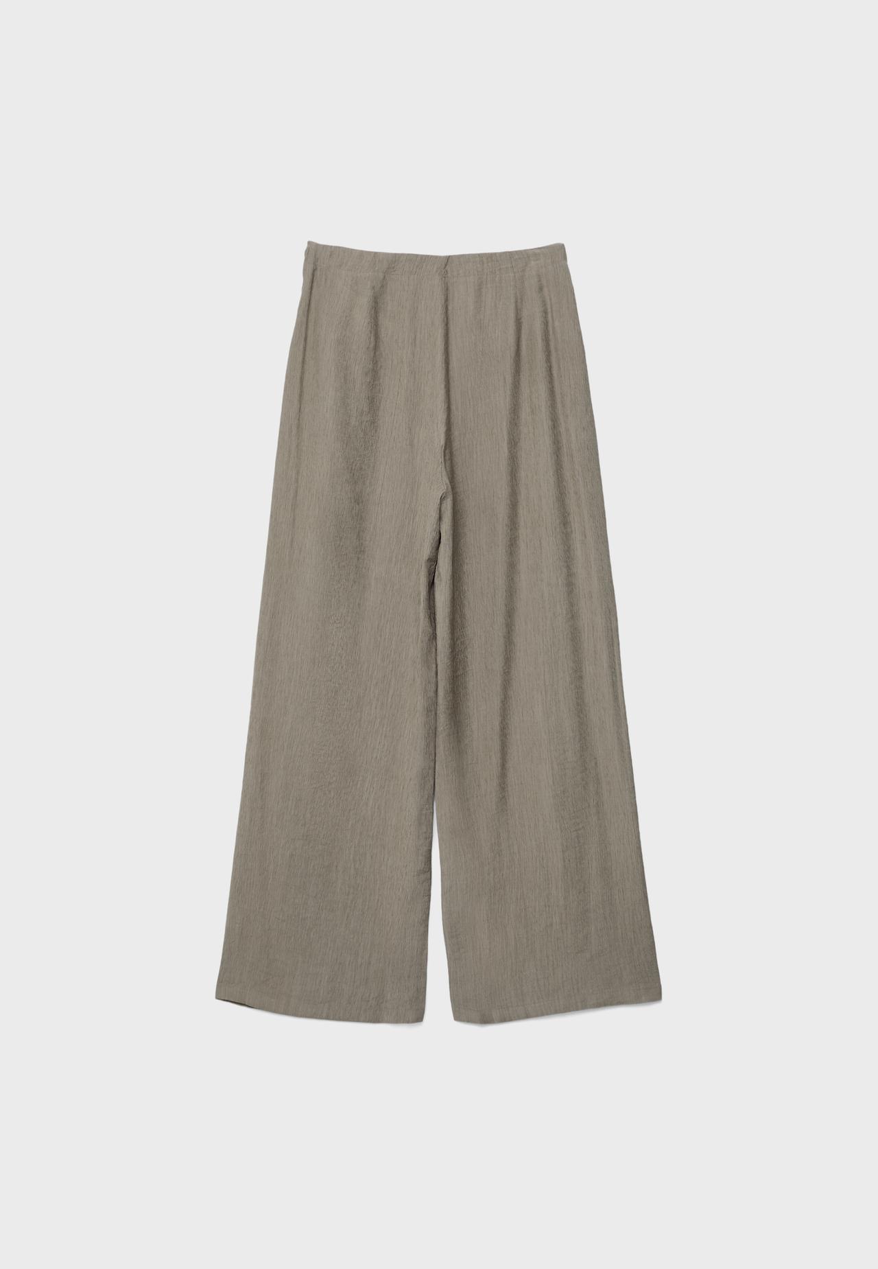 Flowing sarong-style trousers — Khaki