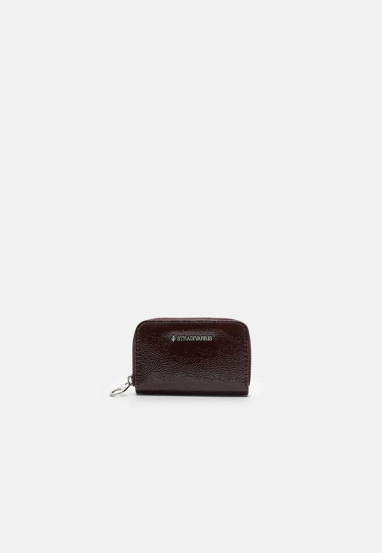 Stradivarius Peněženka Se Zipem Brown Os