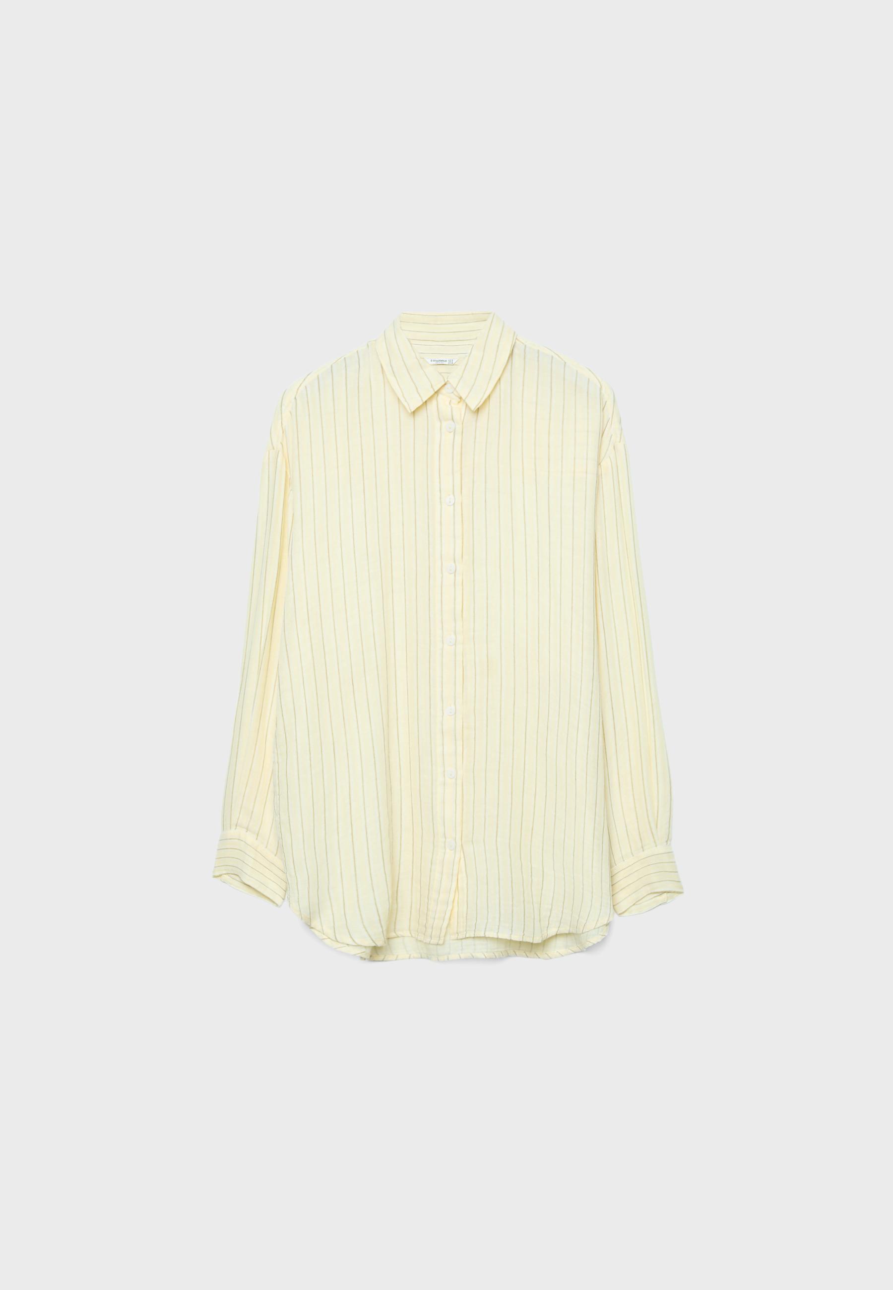 Basic double fabric shirt — Gold