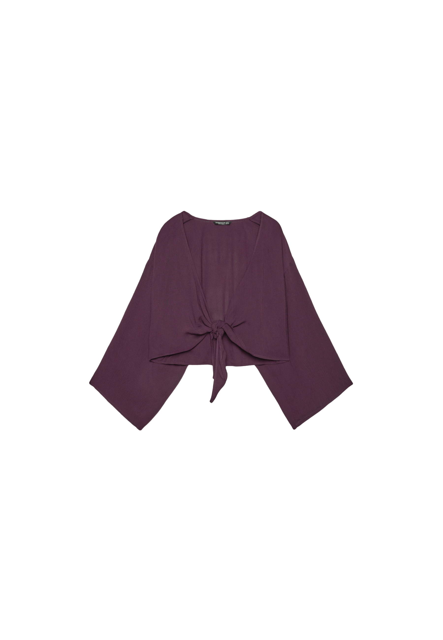 Flowing open blouse — Purple