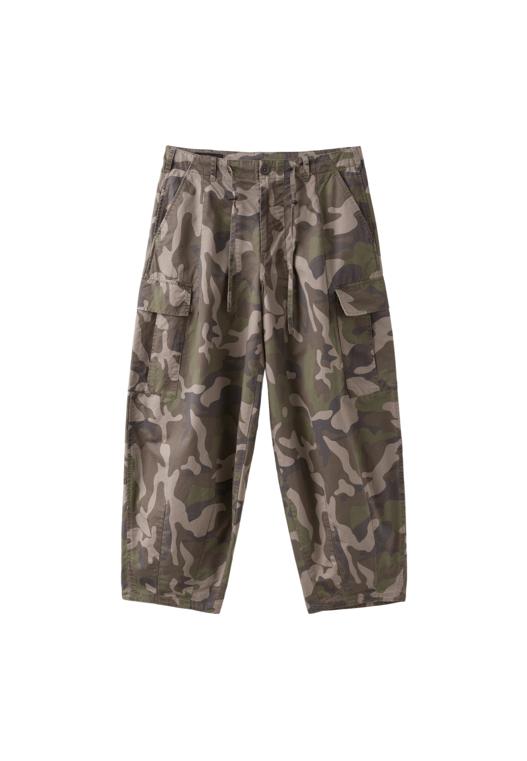 Stradivarius Desenli kargo pantolon görsel 2