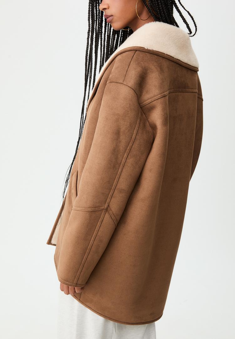 abrigo corto doble faz