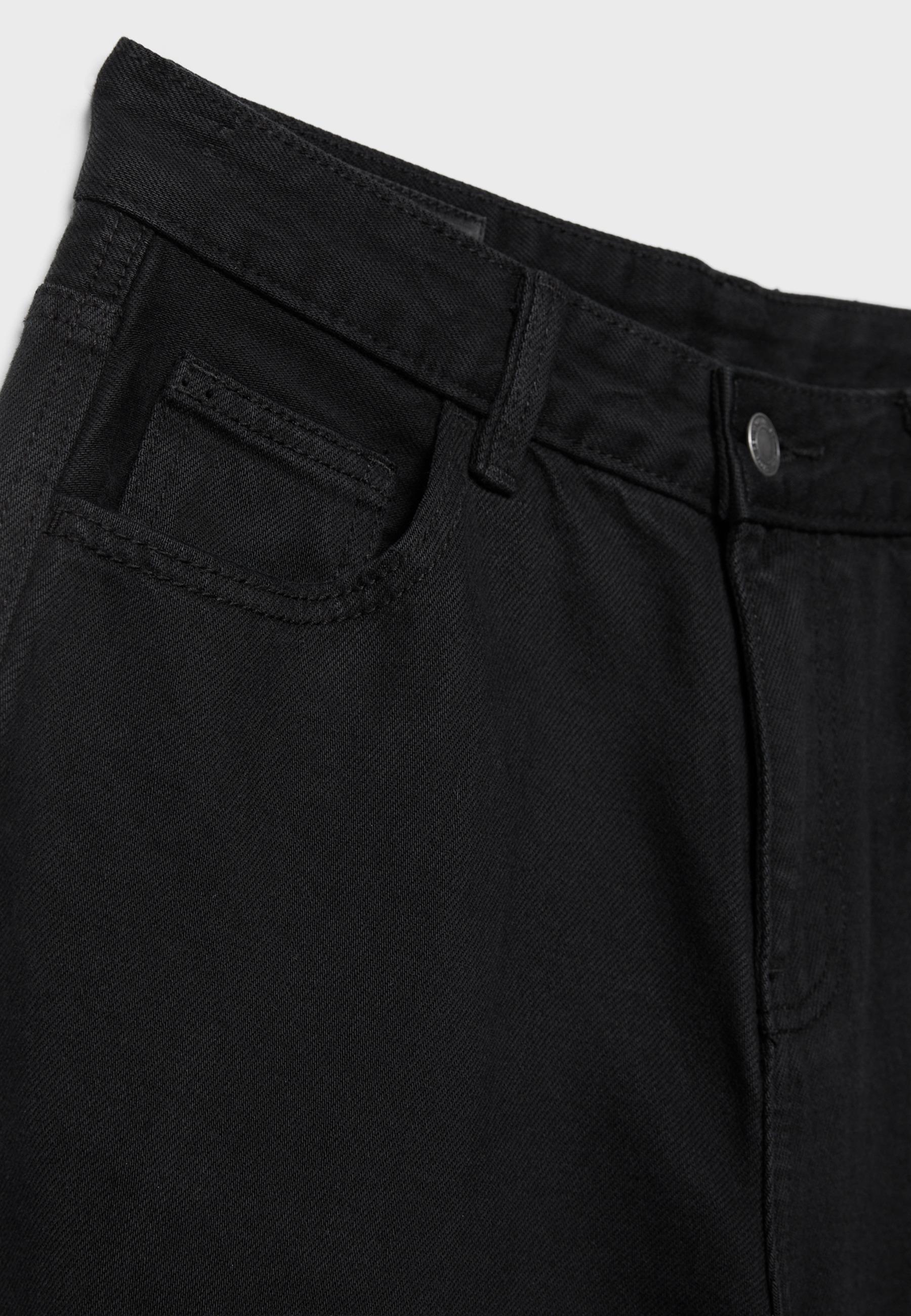 Wide-leg jeans — Black