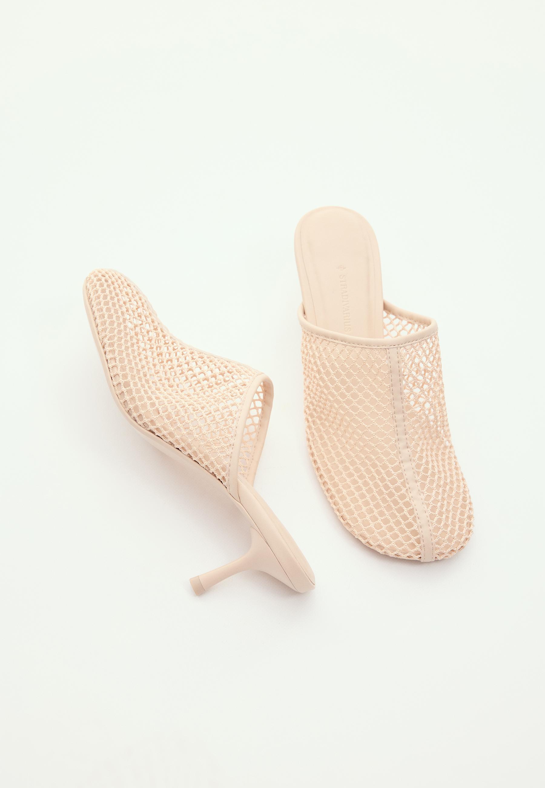 File detaylı topuklu ayakkabı