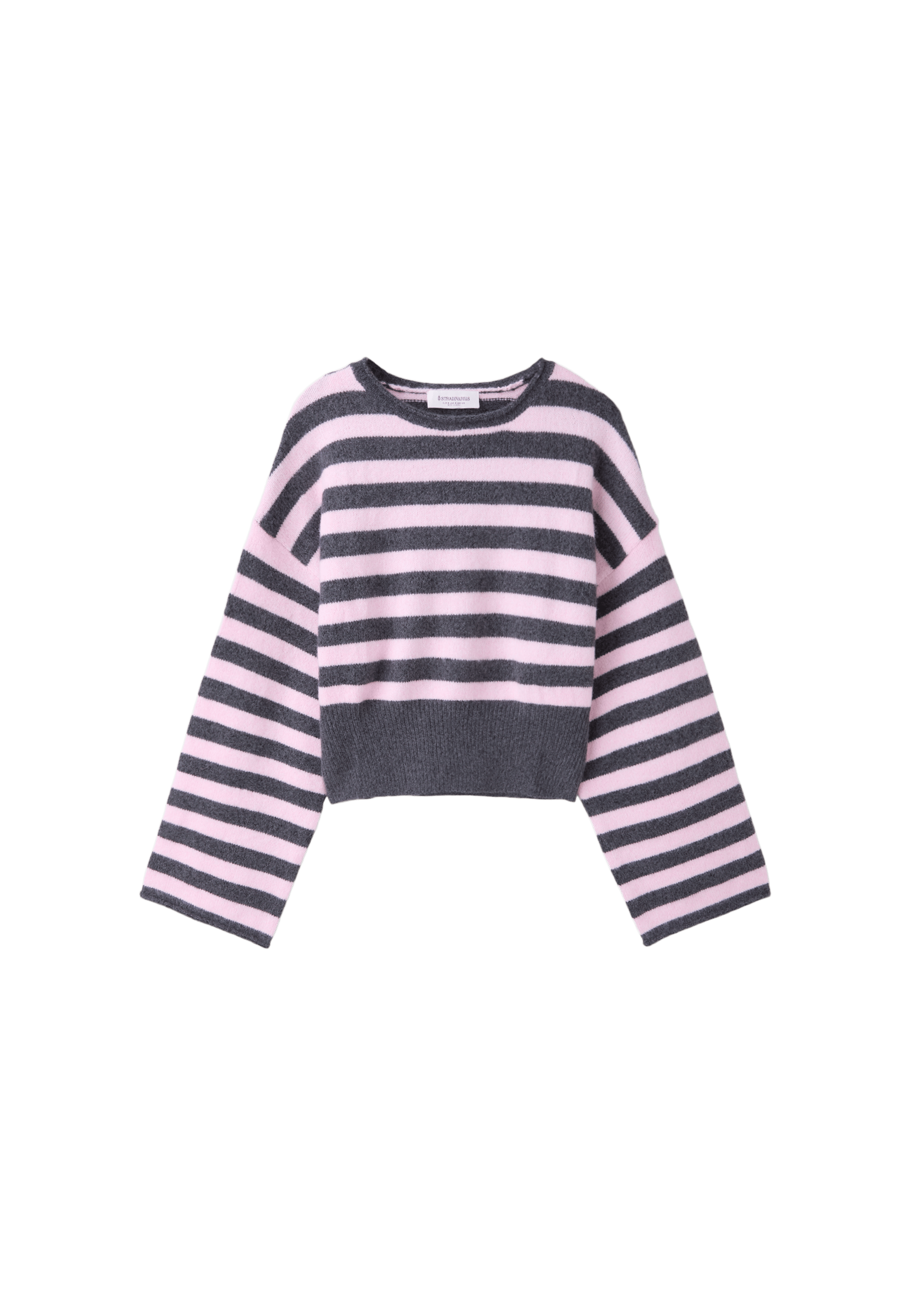Soft knit waistband jumper — Pastel pink
