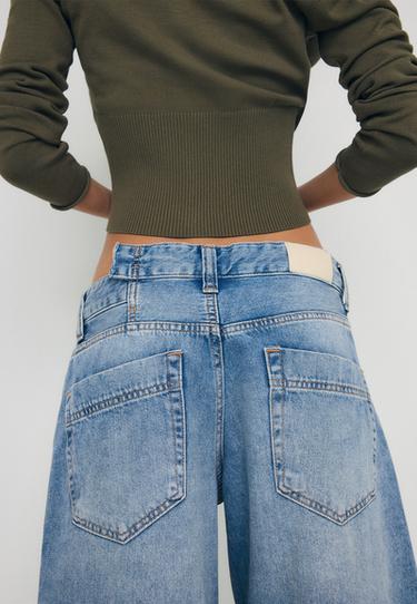 Cross-waist Bermuda shorts — OVERDYED BLUE DENIM 6