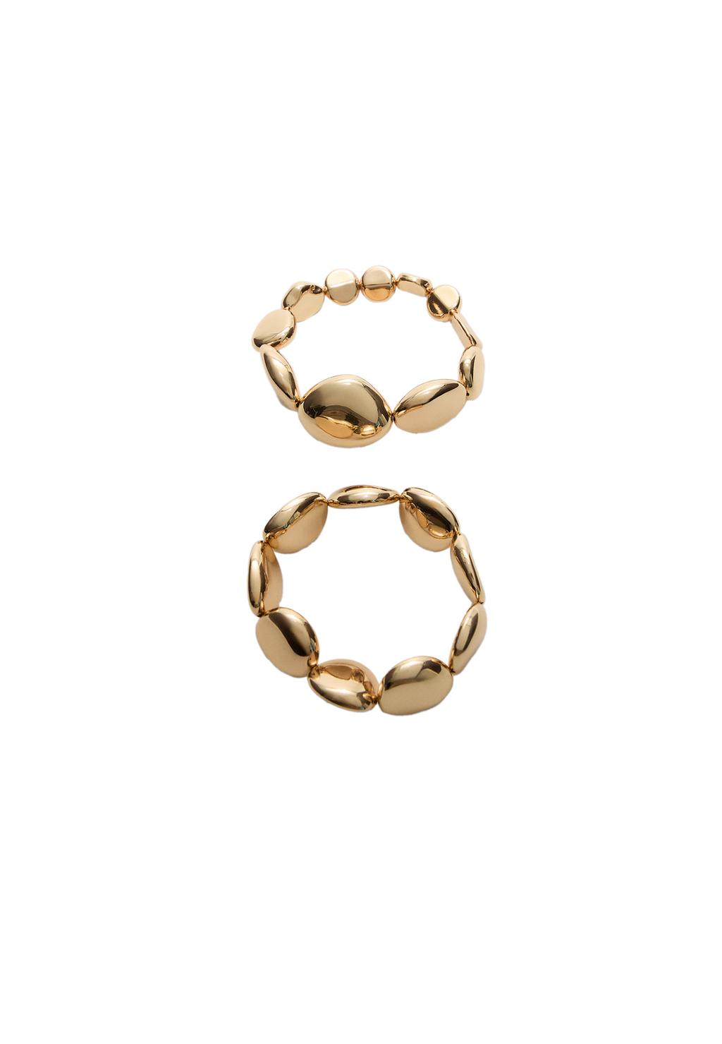 Set 2 pulseras elásticas volumen