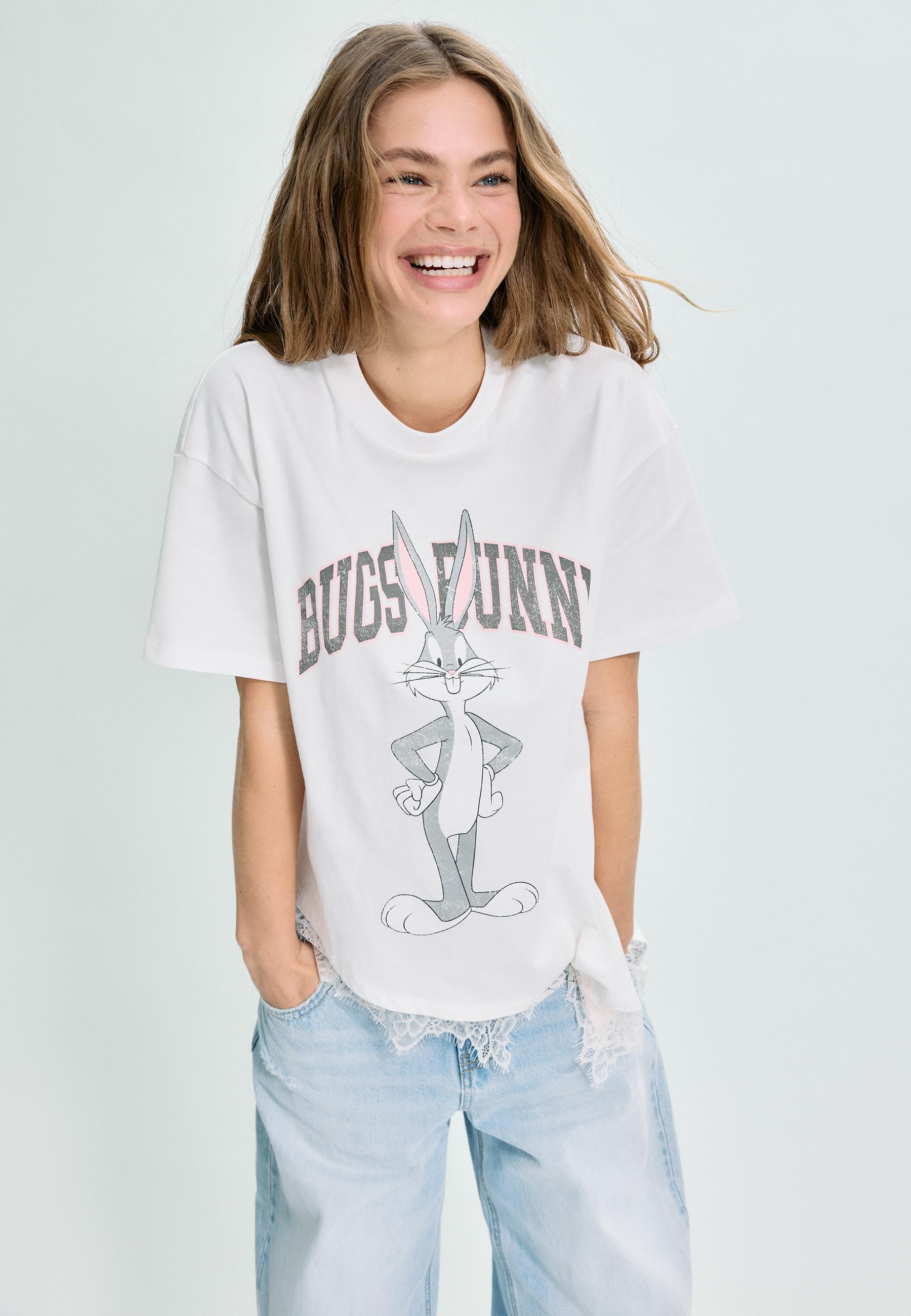 Bugs Bunny lace T-shirt — Vanilla