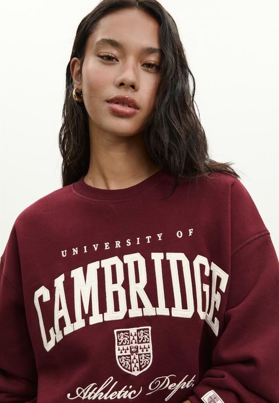 embroidered sweatshirt