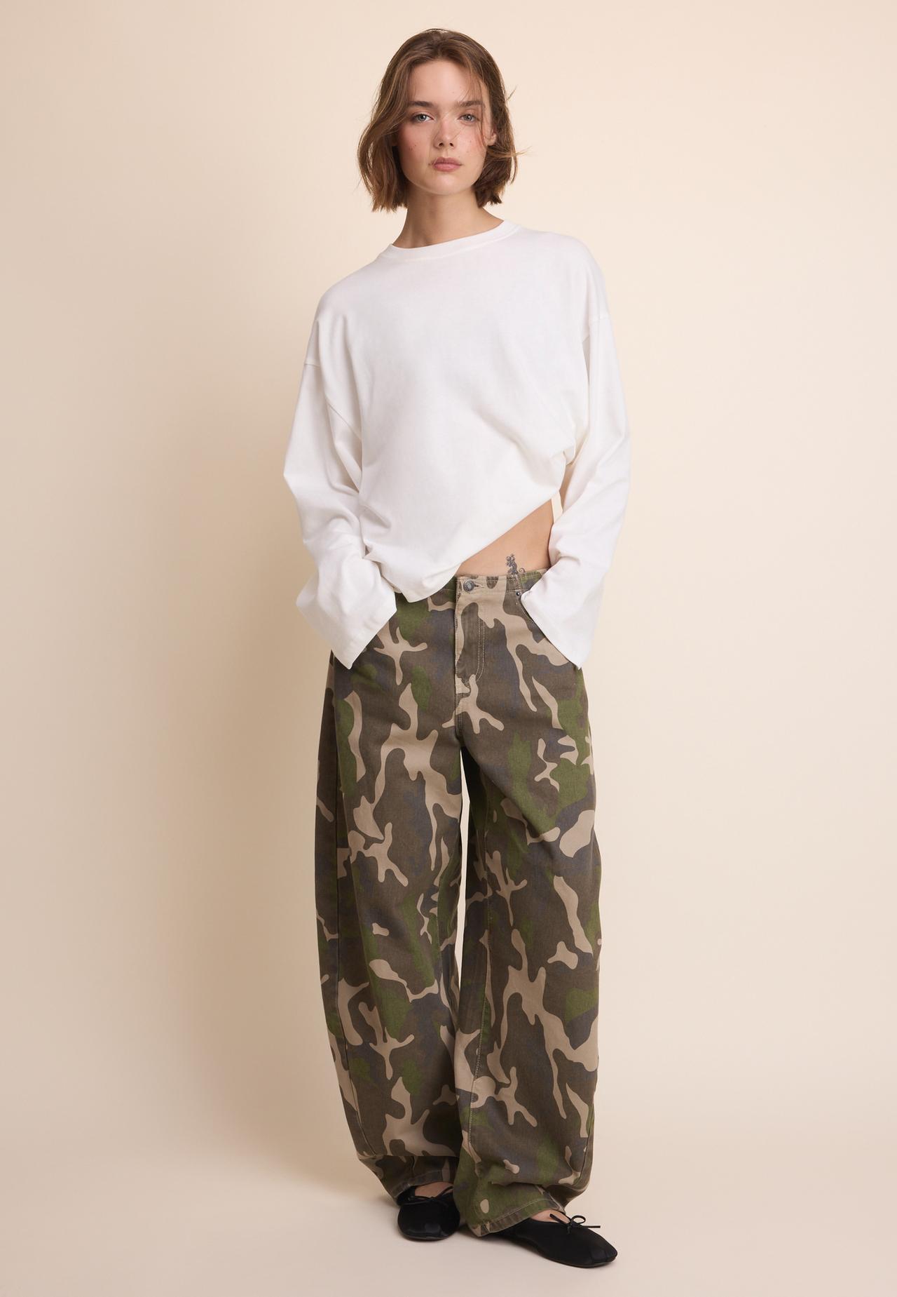 Long sleeve T-shirt — White