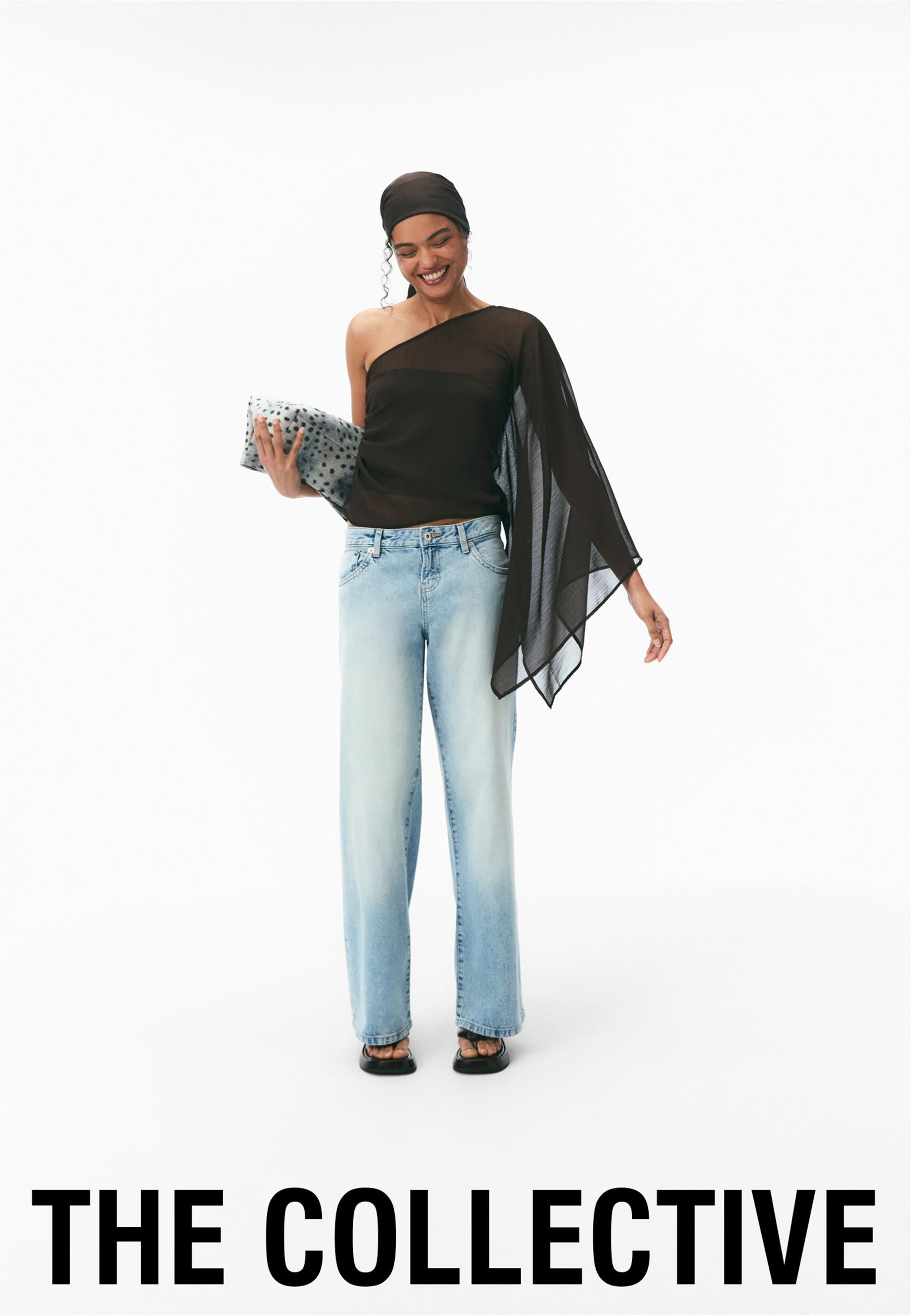 Asymmetric cape — Brown