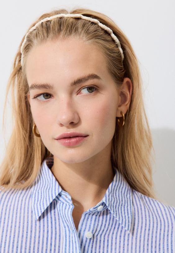 camicia effetto lino