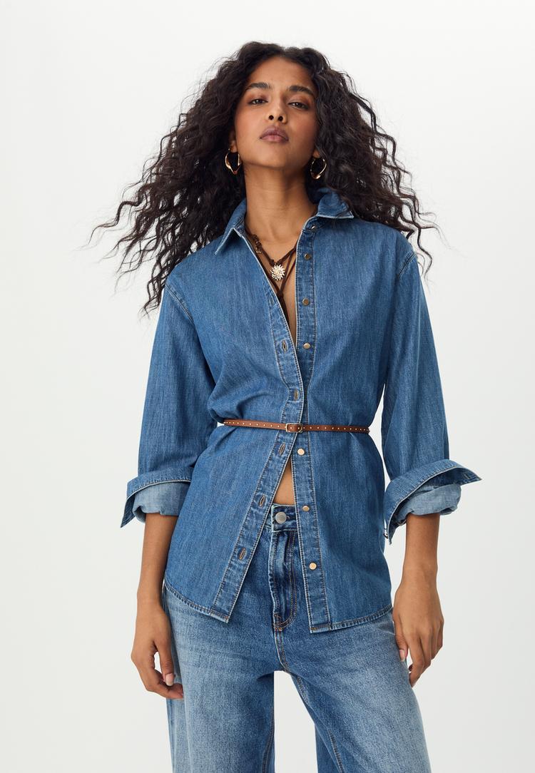 camisa tejana cinturon