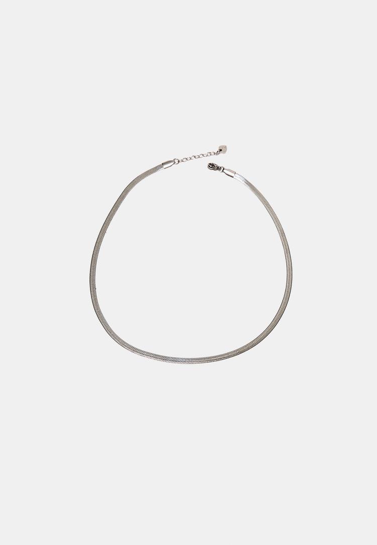 Stradivarius Lanț Tip Șarpe Impermeabil Gri Os