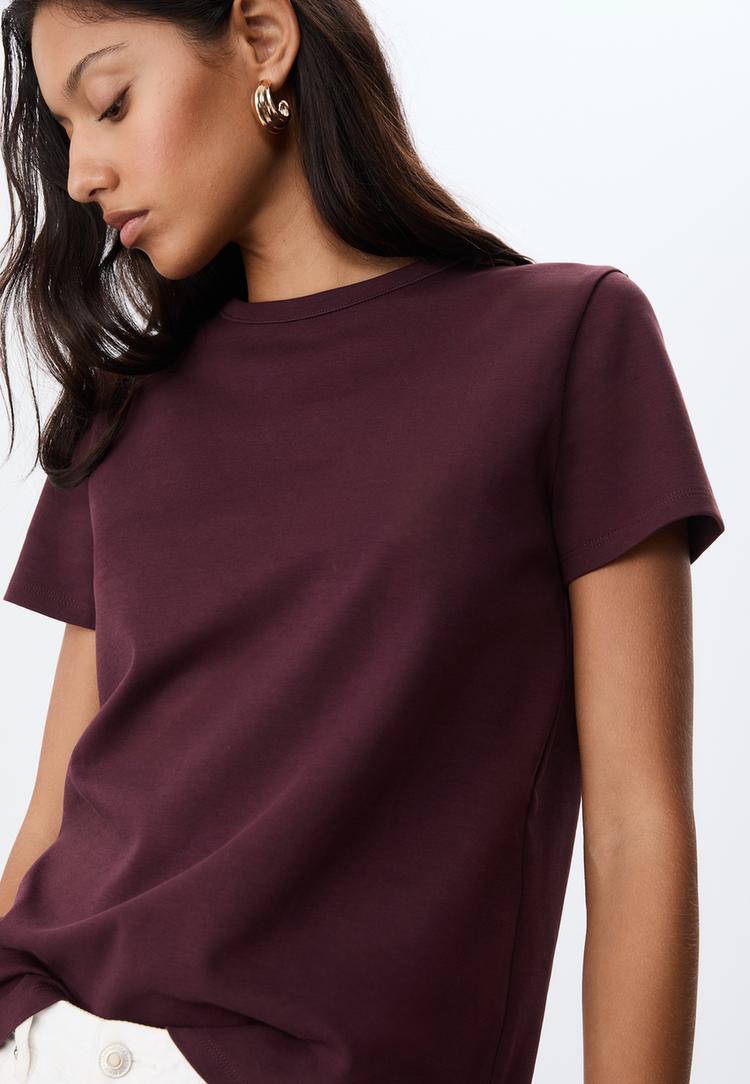 t shirt basique regular toucher doux