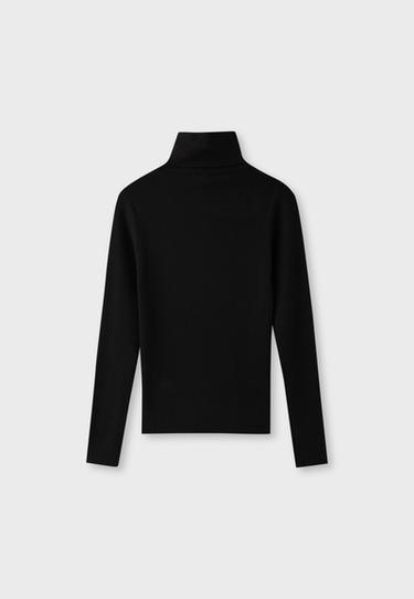 Basic turtleneck jumper — Black 8
