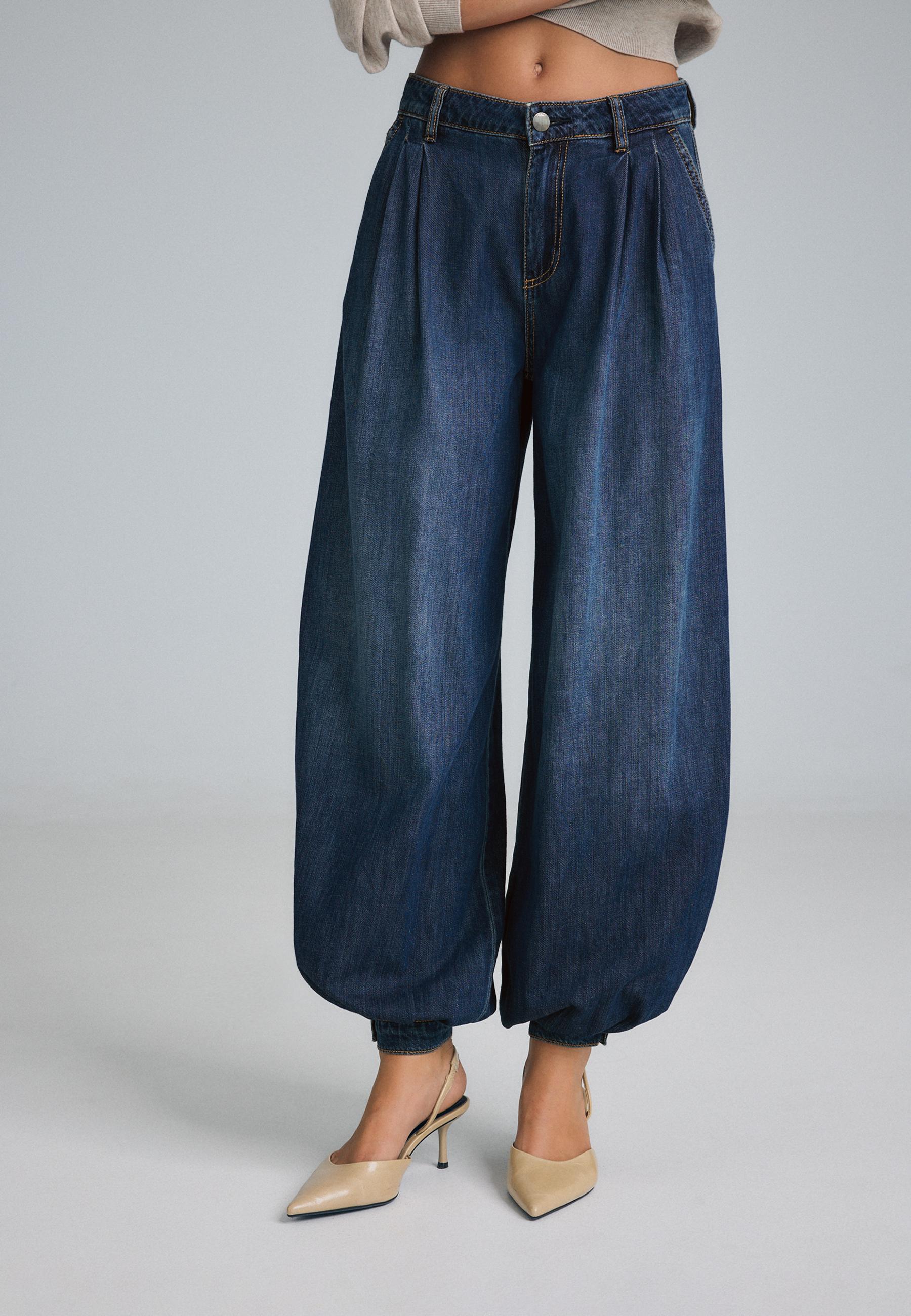 Sarouel jeans — MEDIUM DENIM WASH