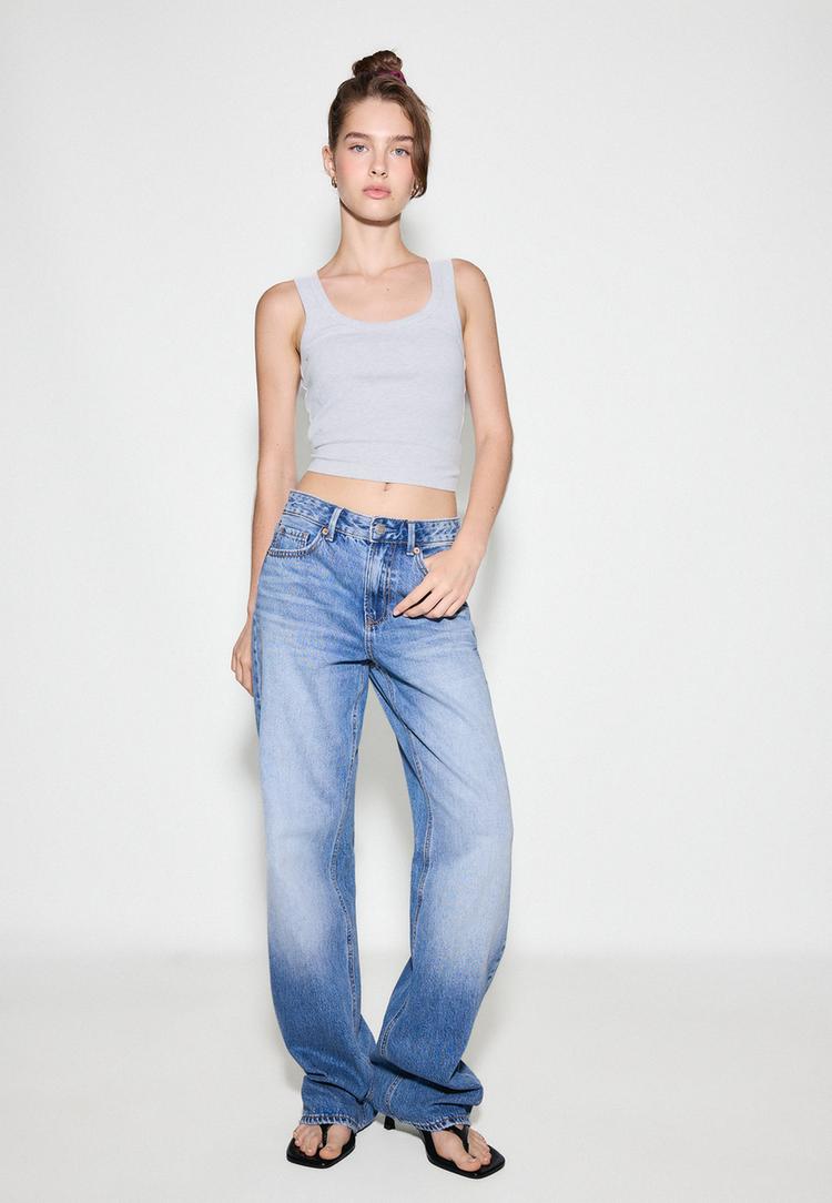 d92 yırtık detaylı straight genis paca jean l04891746