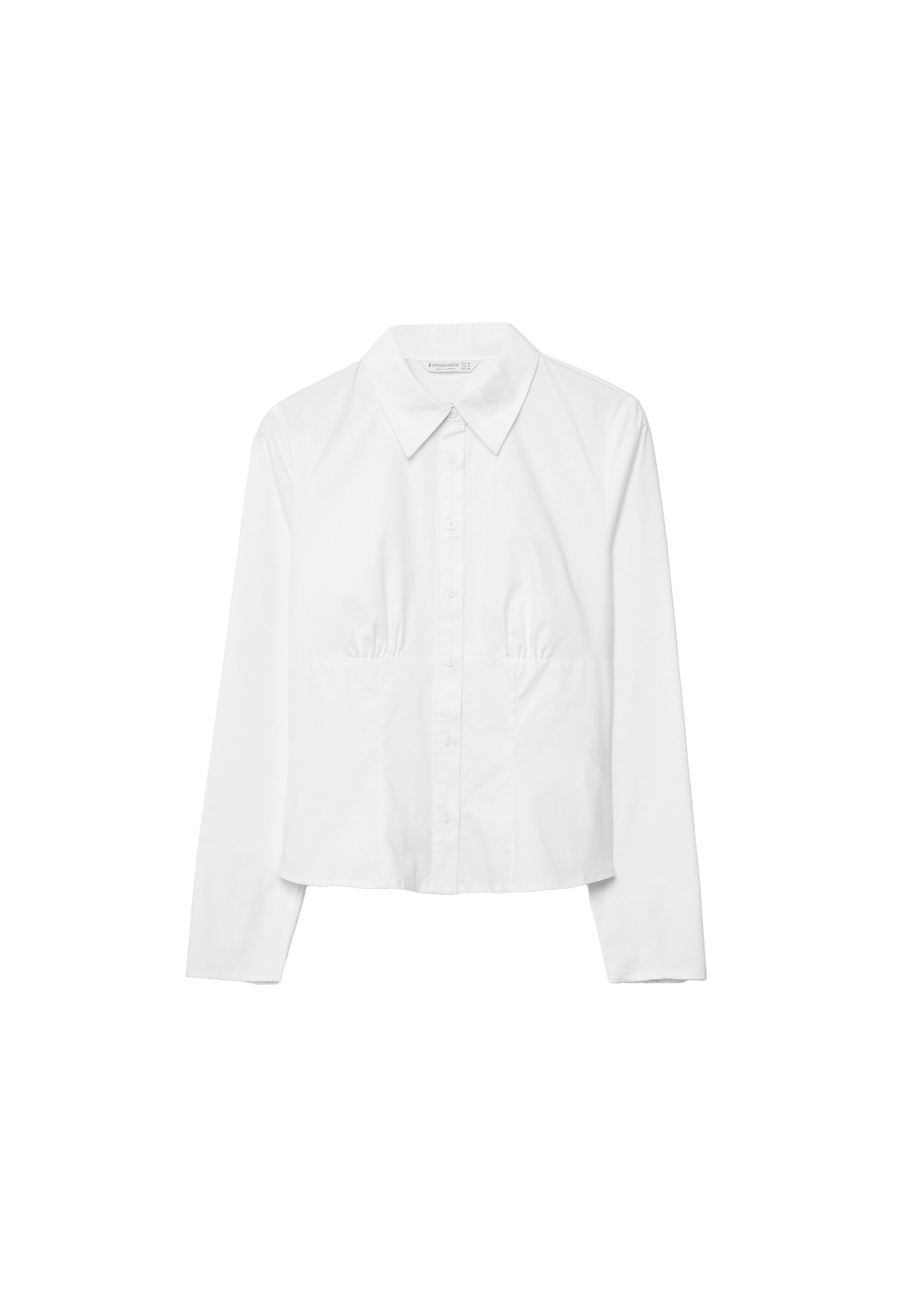 Fitted shirt with underbust seam