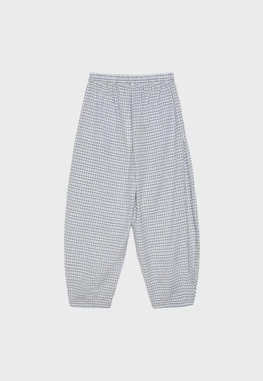 Flowing barrel trousers — Sky blue 9