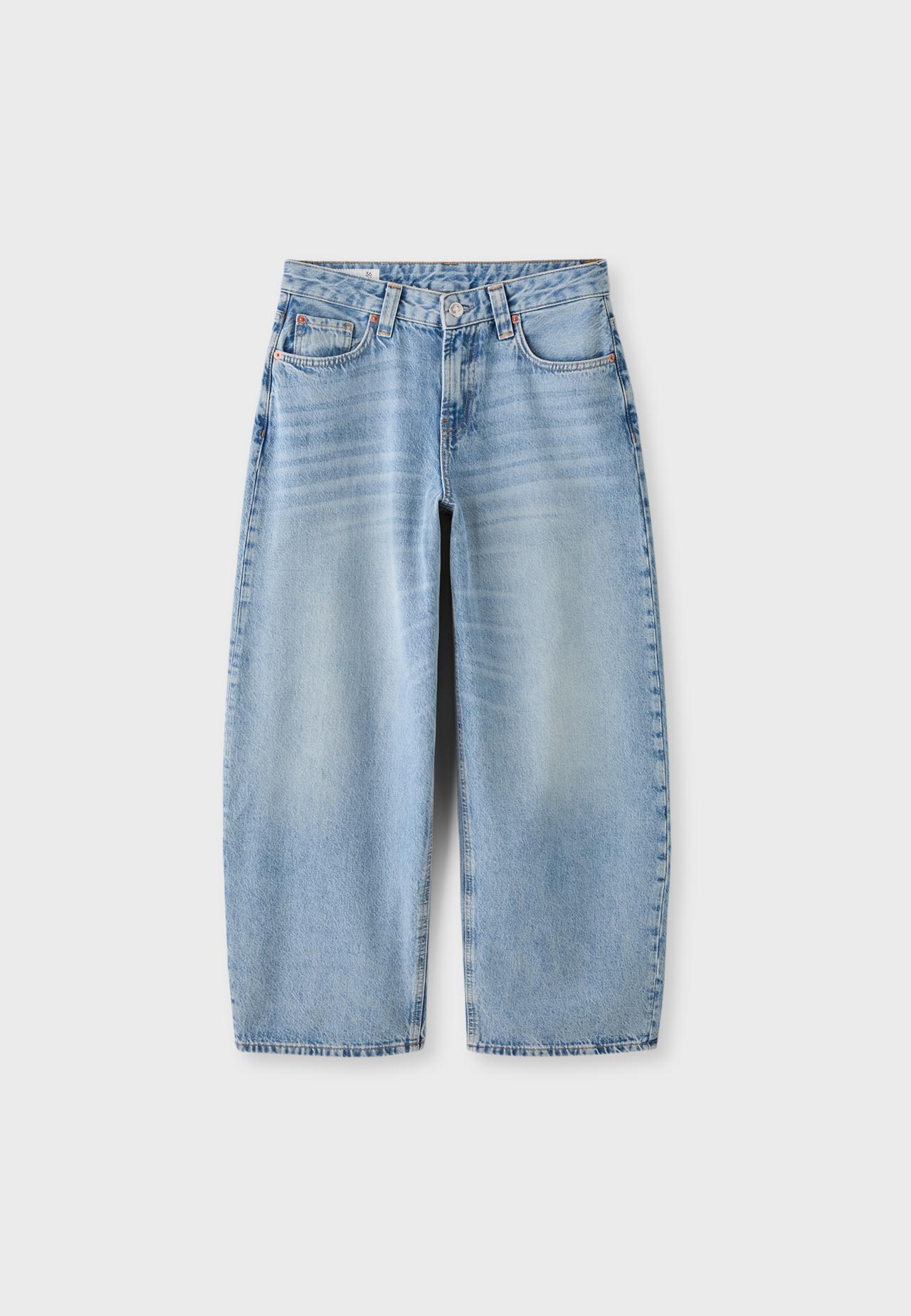 D80 Barrel fit jeans — MEDIUM BLUE DENIM