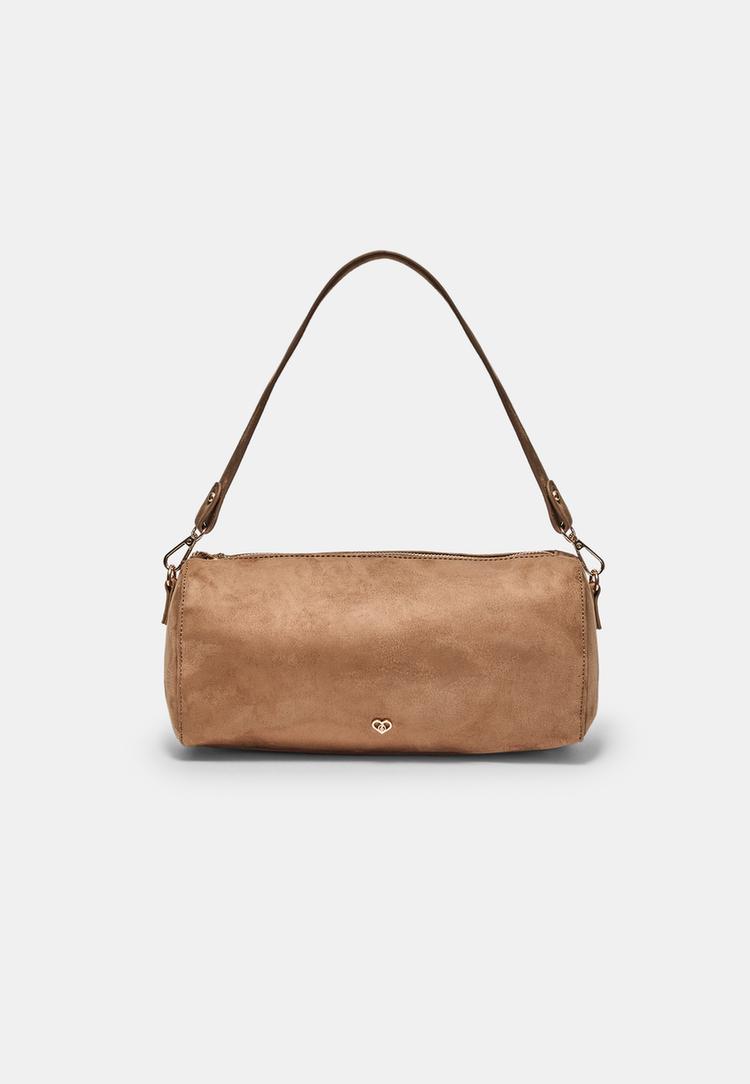 Stradivarius Τσαντα Ωμου Με Απαλη Υφη 0-411 Os
