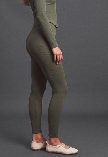 Seamless leggings — Khaki 2