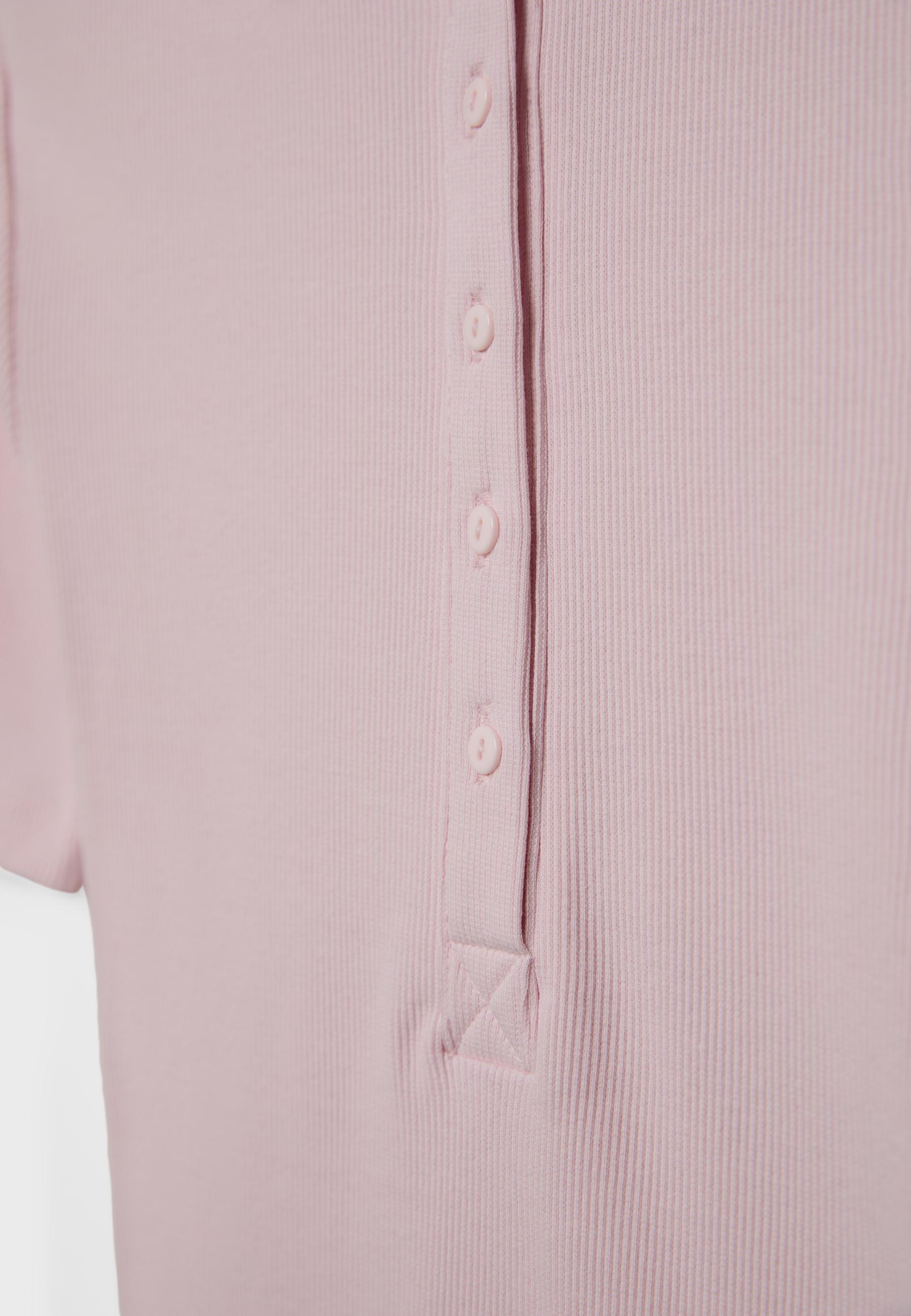 Polo bodysuit — Pastel pink