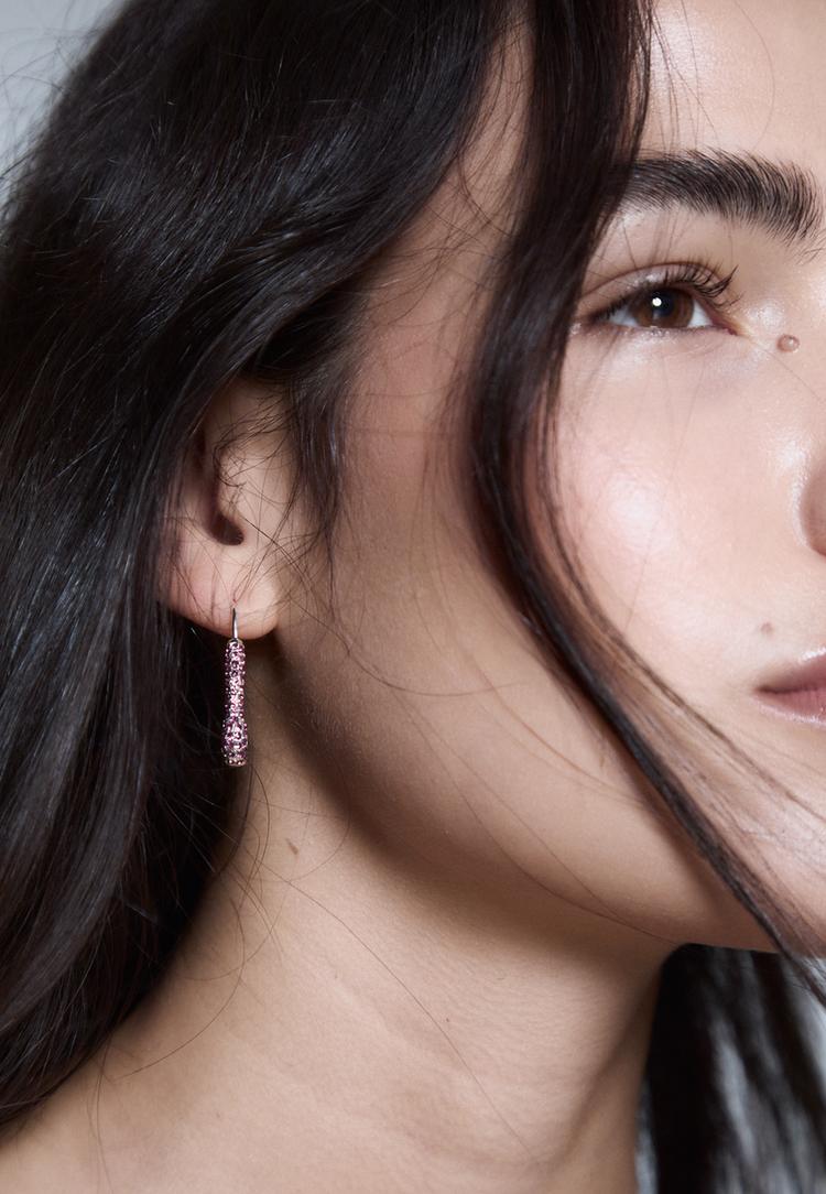 lot de 4 boucles doreilles brillantes