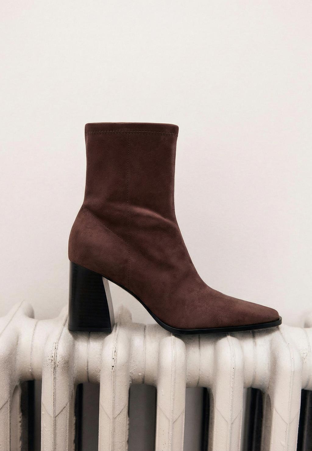 Bottines en suédine