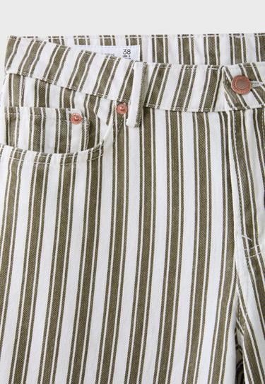 D91 low-rise wide-leg twill jeans — Khaki 9