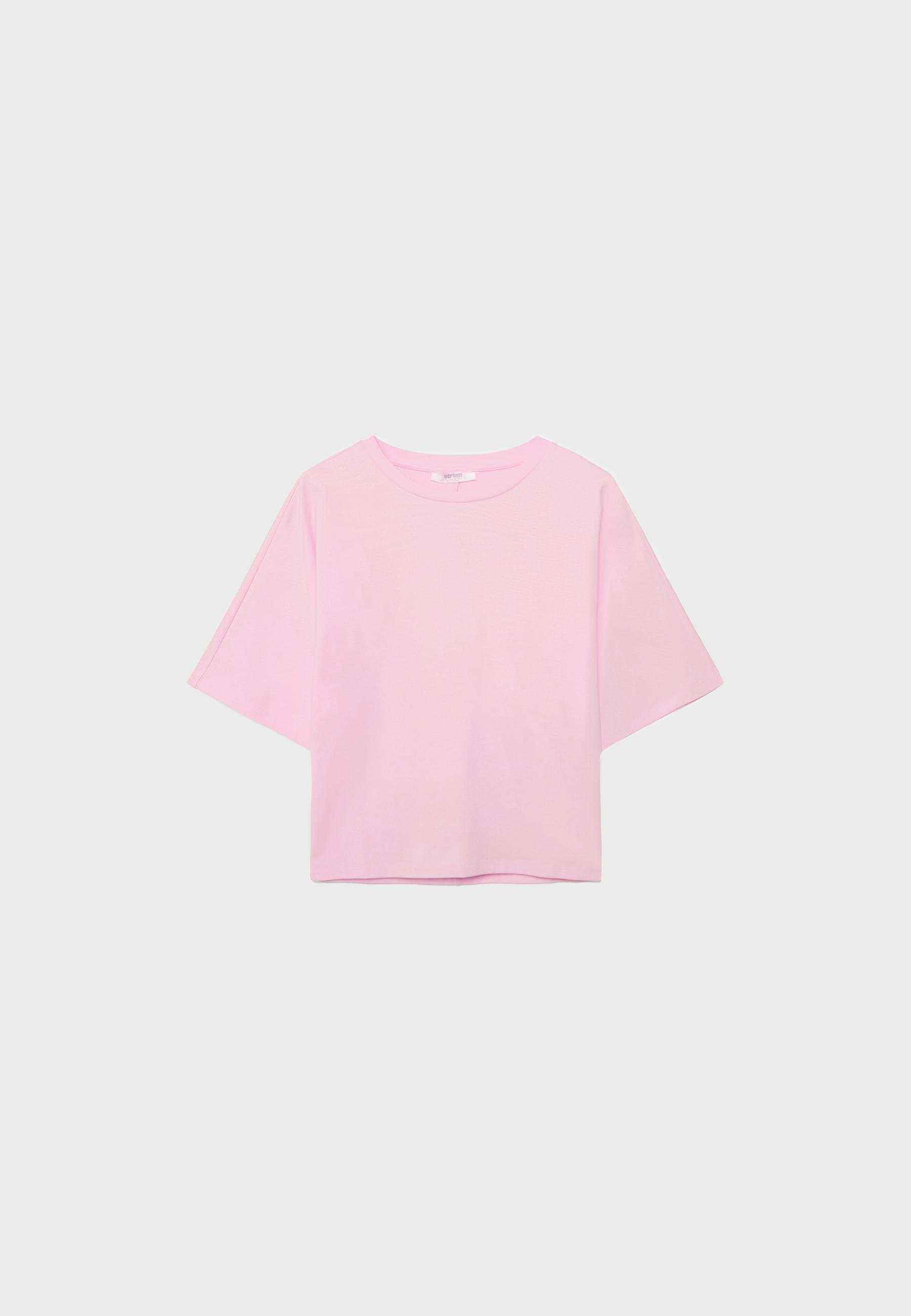 Japanese short sleeve T-shirt — Pale pink