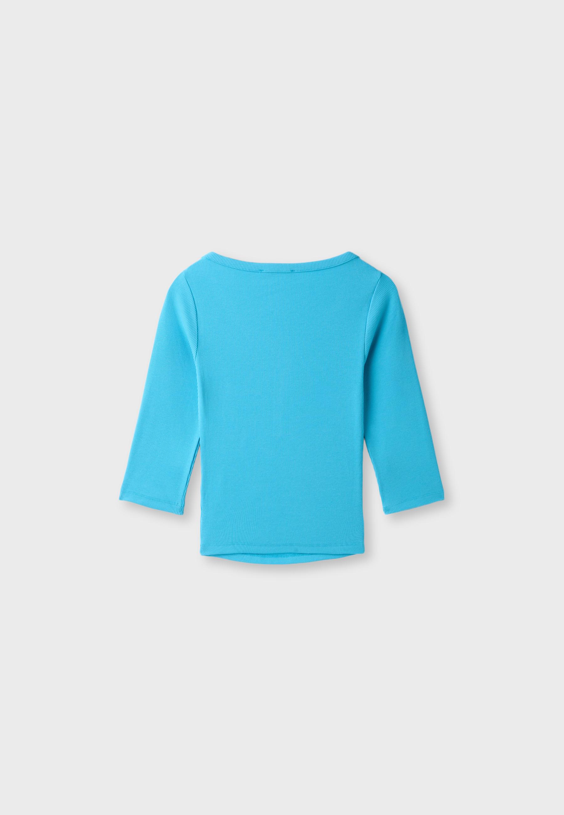 Henley T-shirt — Turquoise