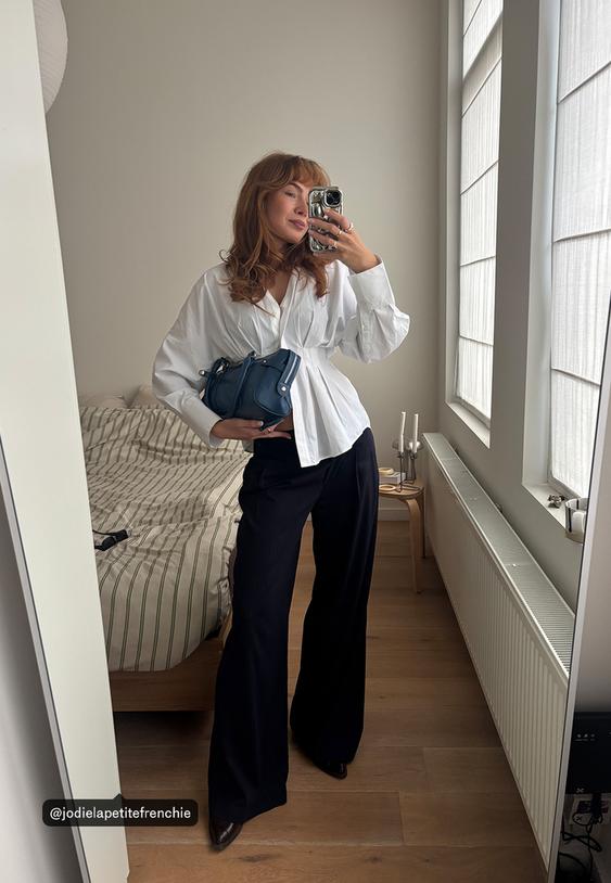 camisa de popelina com pregas