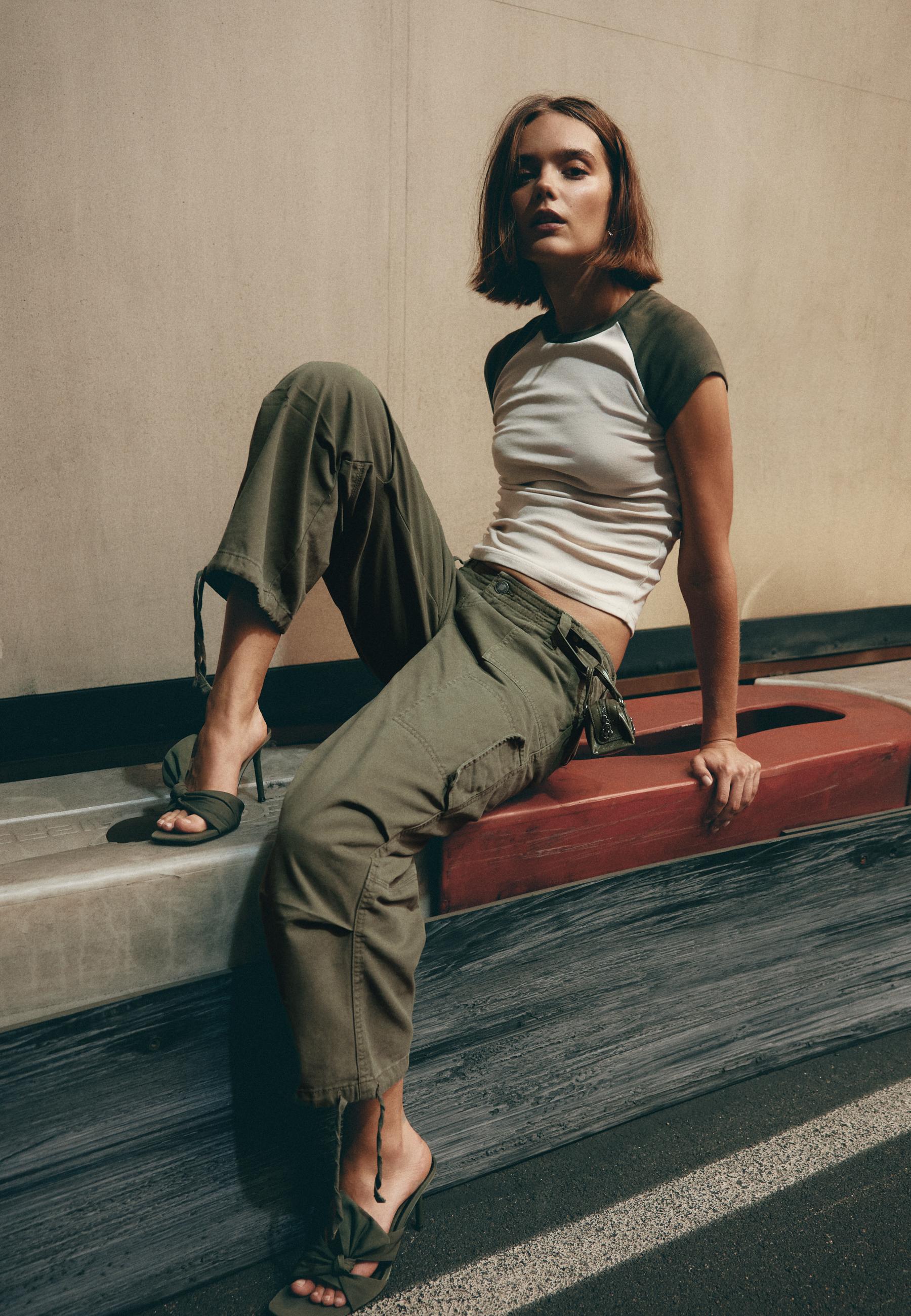 Pirate cargo trousers — Khaki