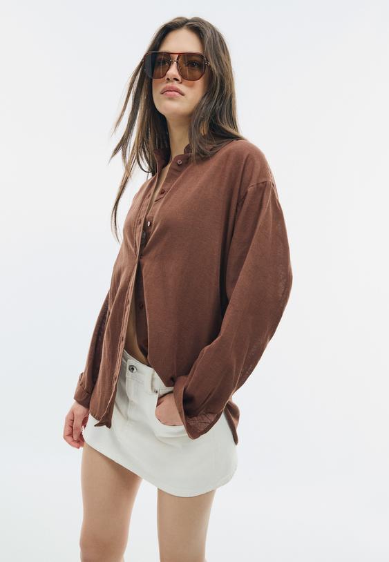 Lepršava Lanena Košulja