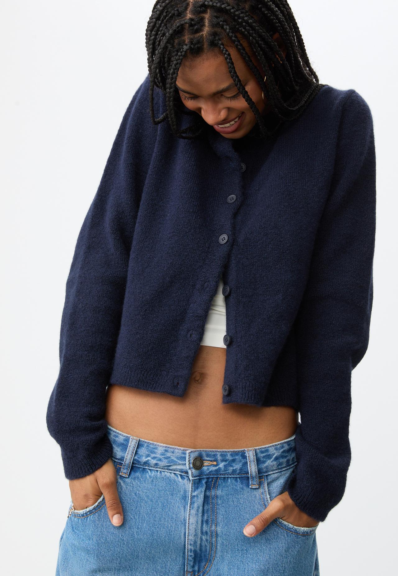 Gilet en maille à boutons