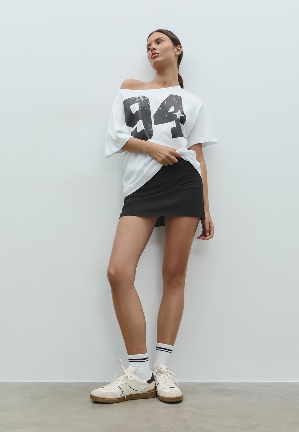 Falda pantalón mini