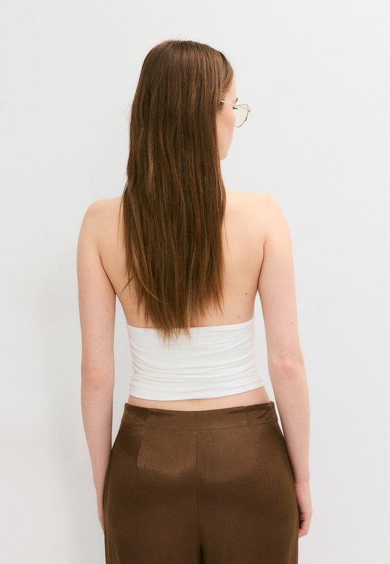 Топ С Халтер Деколте И Набор