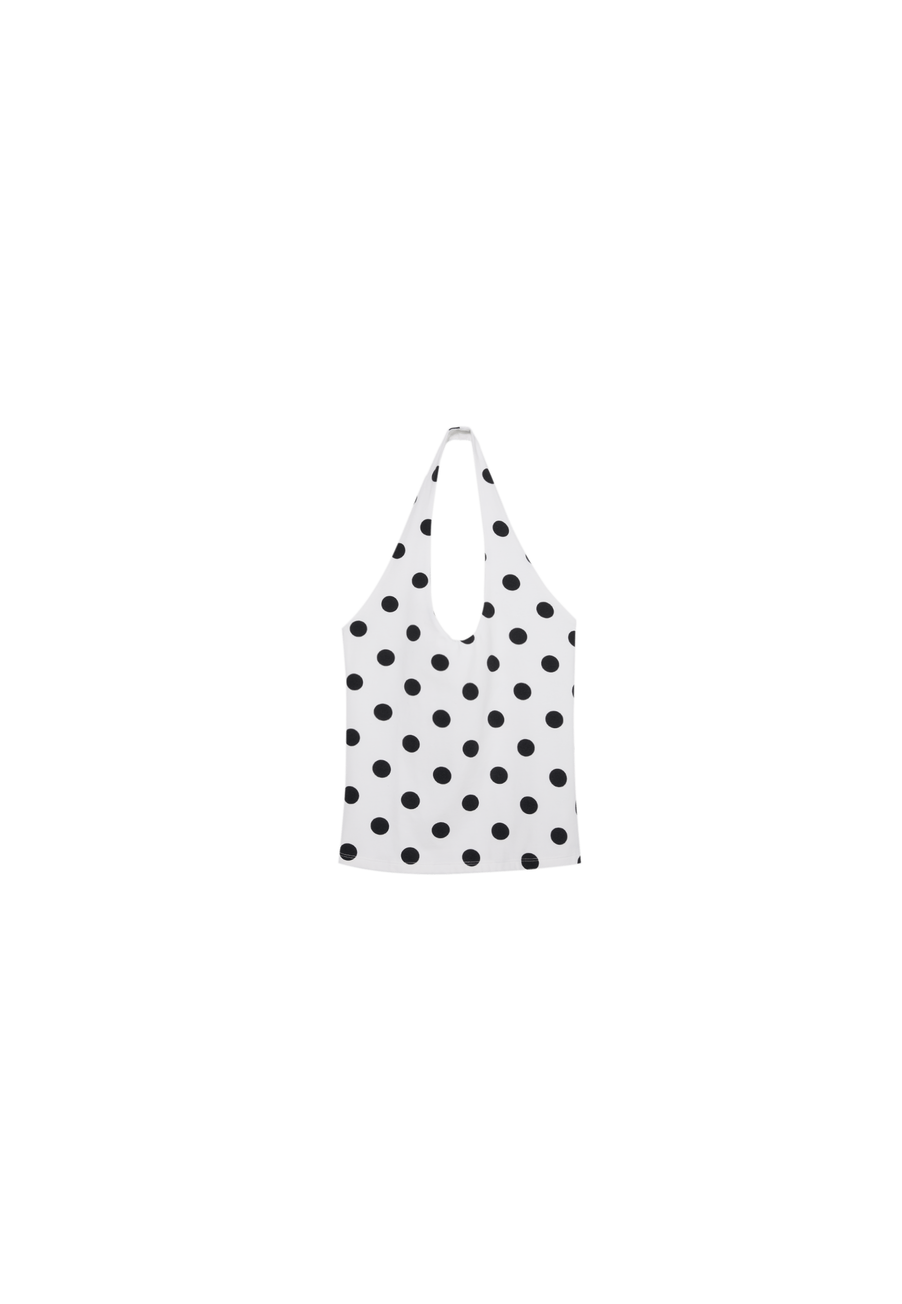 Basic halter top — Ecru