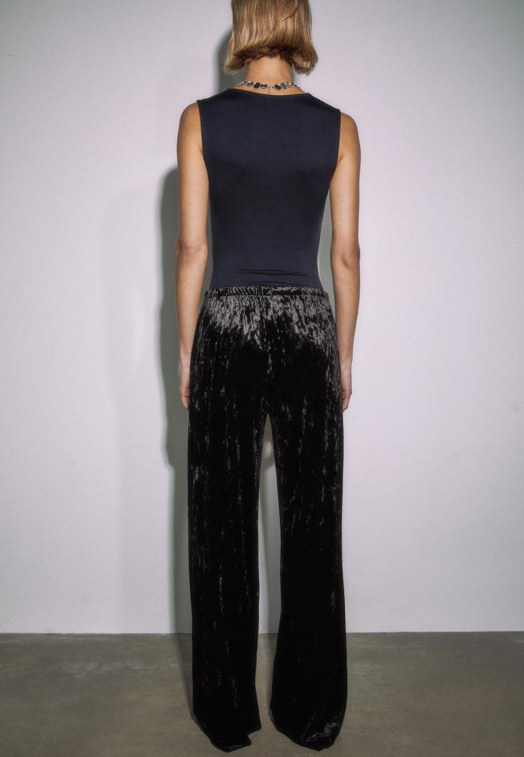 calcas fluidas de veludo