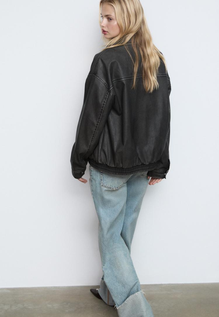 blusao oversize de polipele