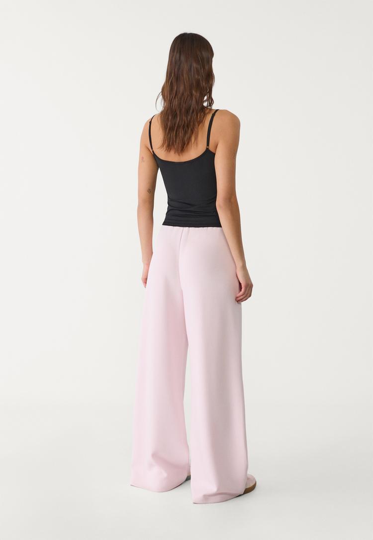 pantalon palazzo tacto suave