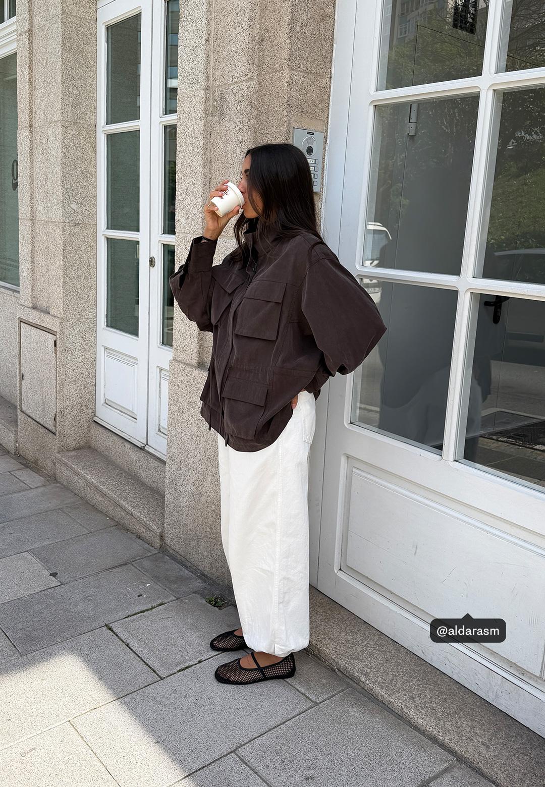 Akışkan utility parka - Görsel 8