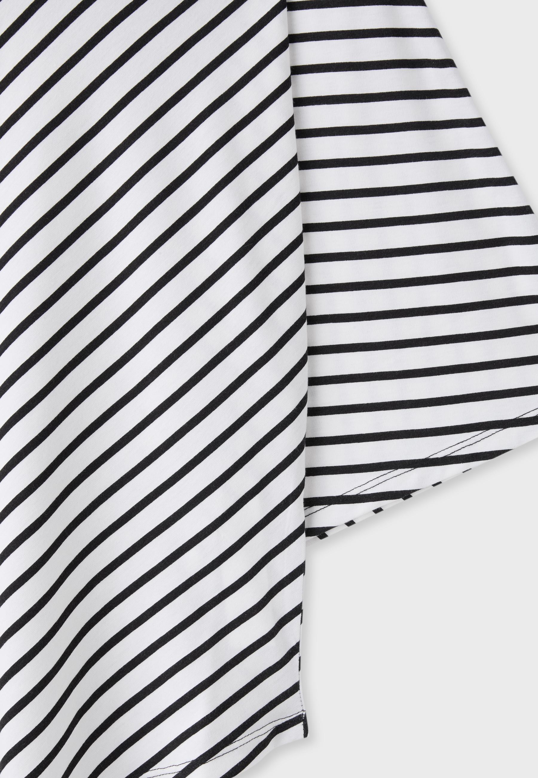 Striped short sleeve T-shirt — Ecru