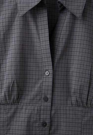 Short sleeve empire line shirt — Dark grey 9