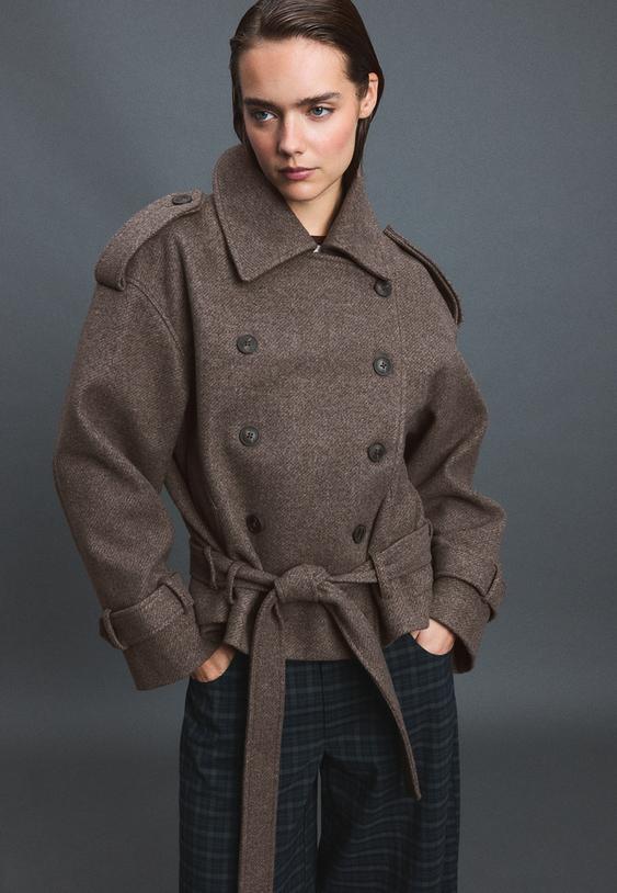 softtouch oversize trench coat